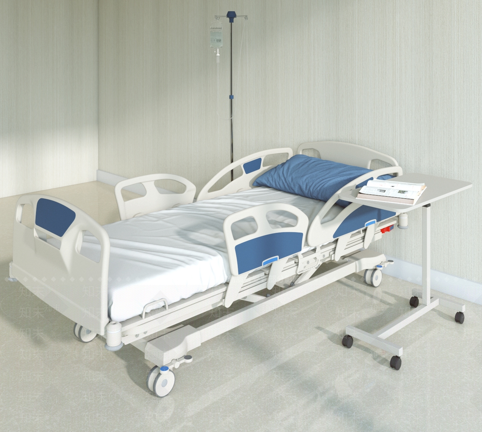医院病床3D模型下载【ID:1129875619】