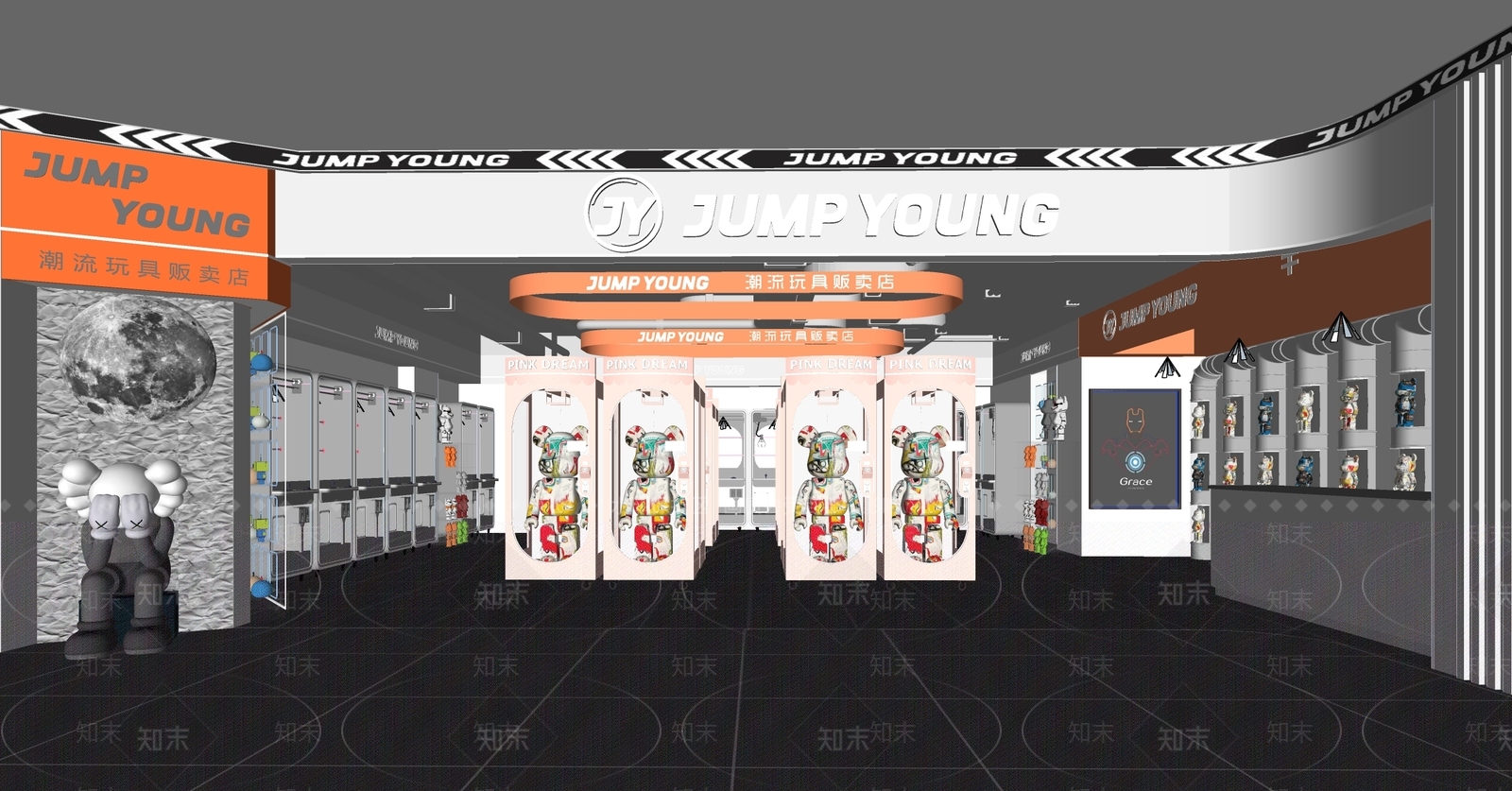 现代玩具店SU模型下载【ID:1129888106】