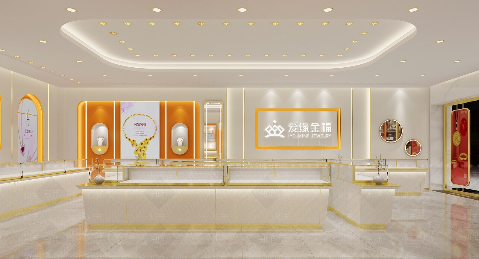现代珠宝店3D模型下载【ID:1129891222】