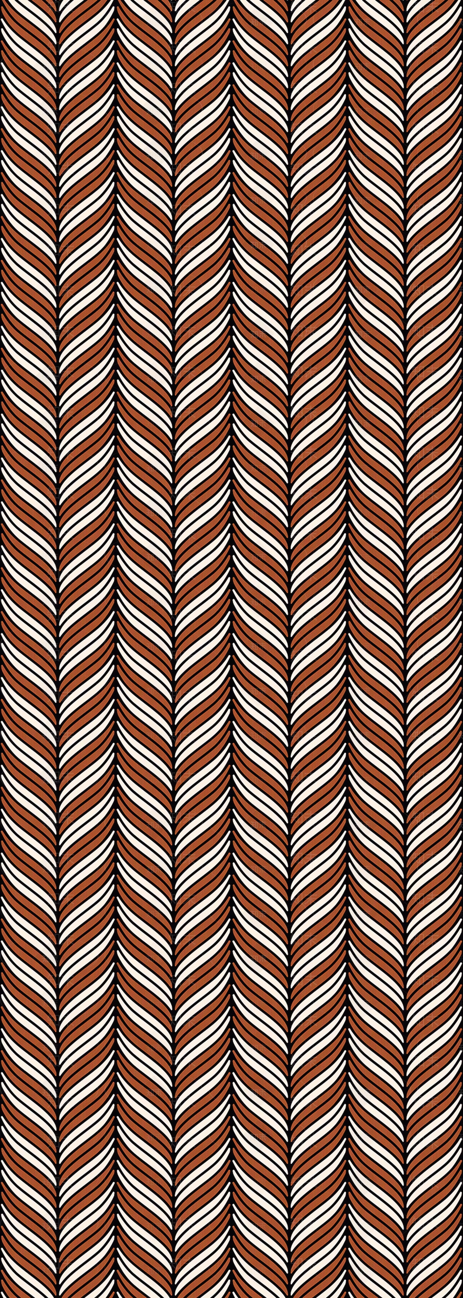 现代红色鱼骨条纹壁纸面料贴图下载【ID:1129910562】