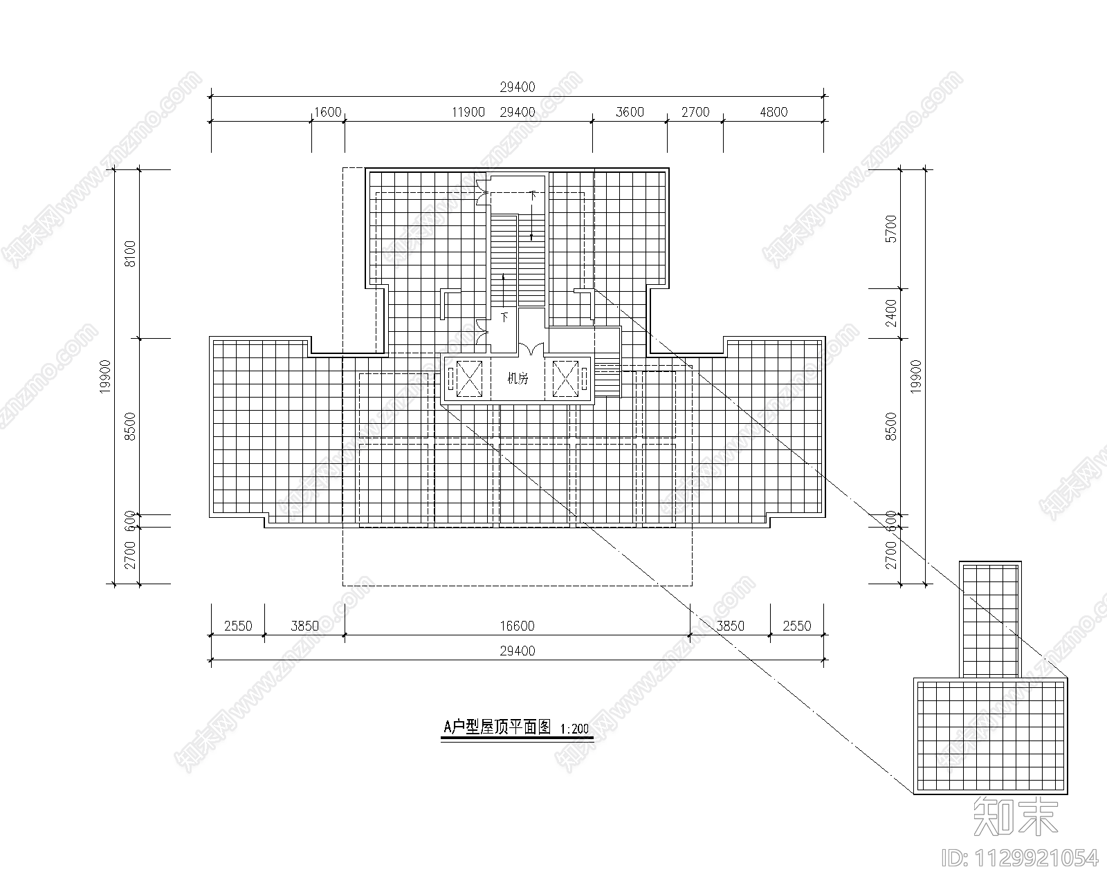 现代北辰三角洲高层住宅区建筑cad施工图下载【ID:1129921054】