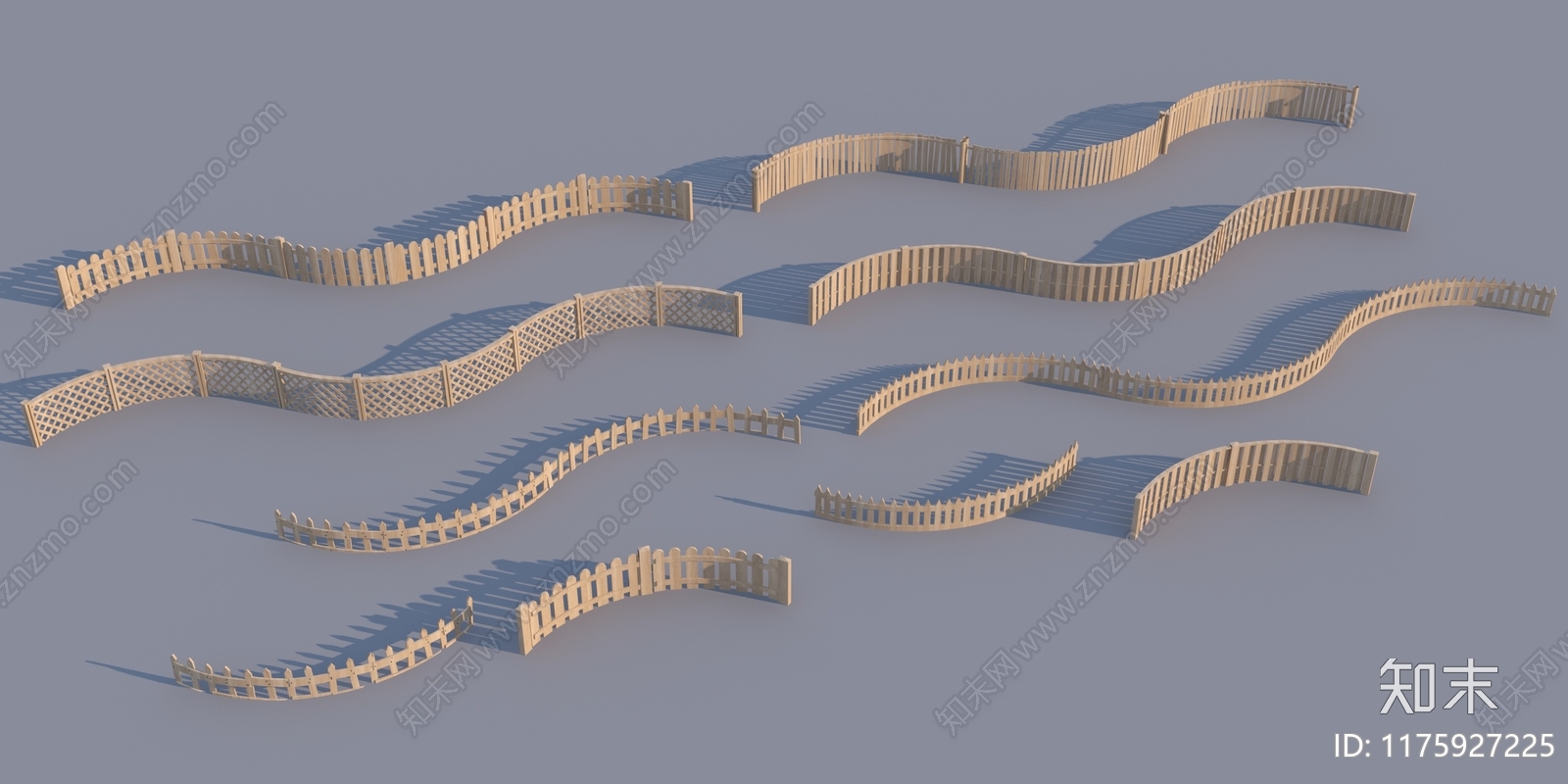 现代栏杆3D模型下载【ID:1175927225】