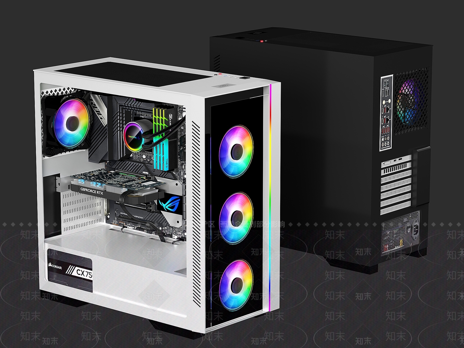 电脑主机SU模型下载【ID:1129936537】