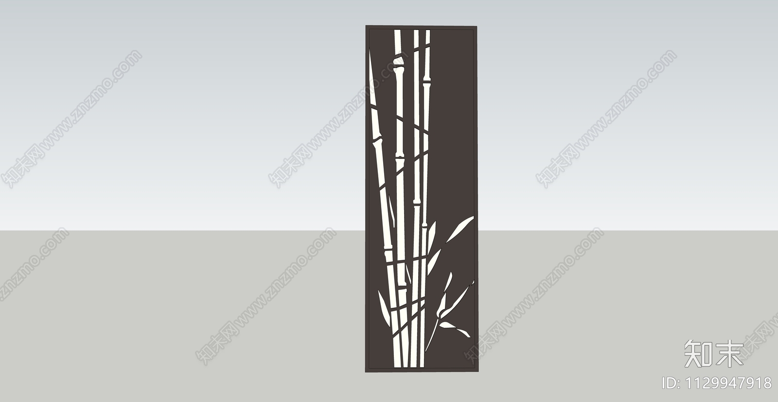 现代竹子小品SU模型下载【ID:1129947918】