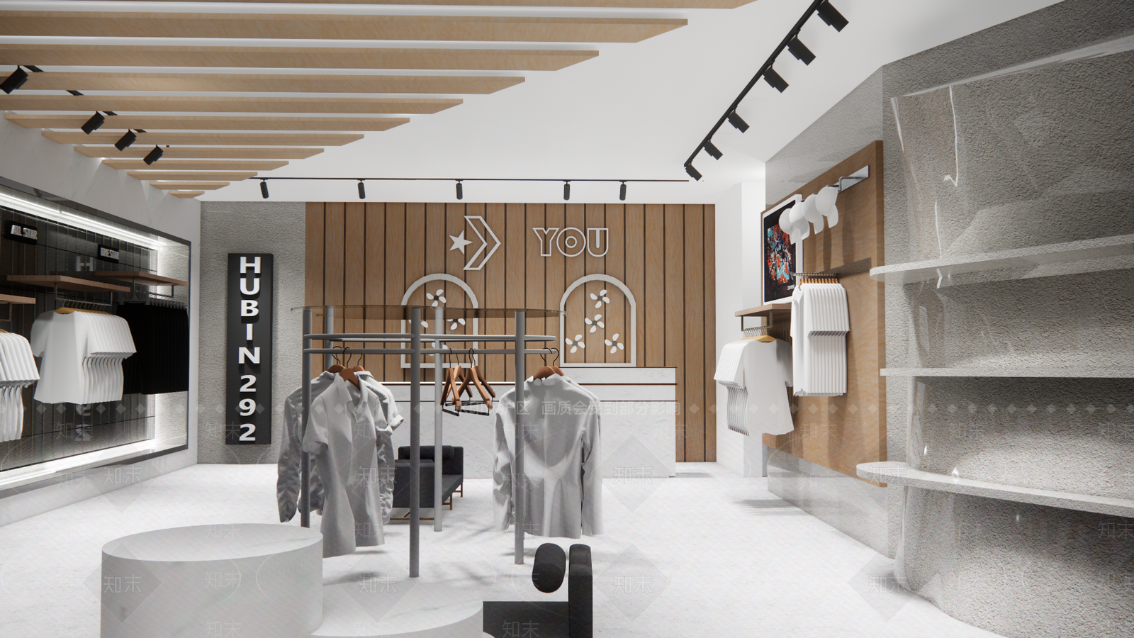 现代服饰店SU模型下载【ID:1130018873】