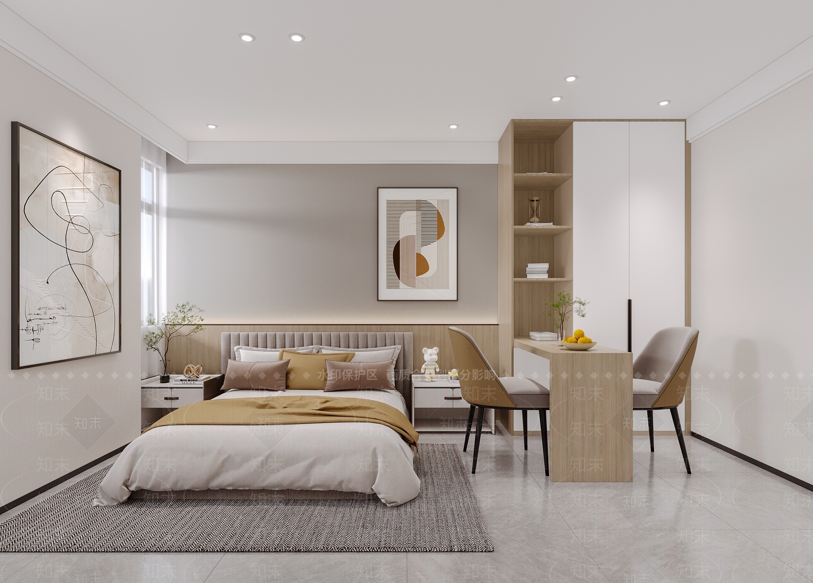 现代单身公寓3D模型下载【ID:1129968424】