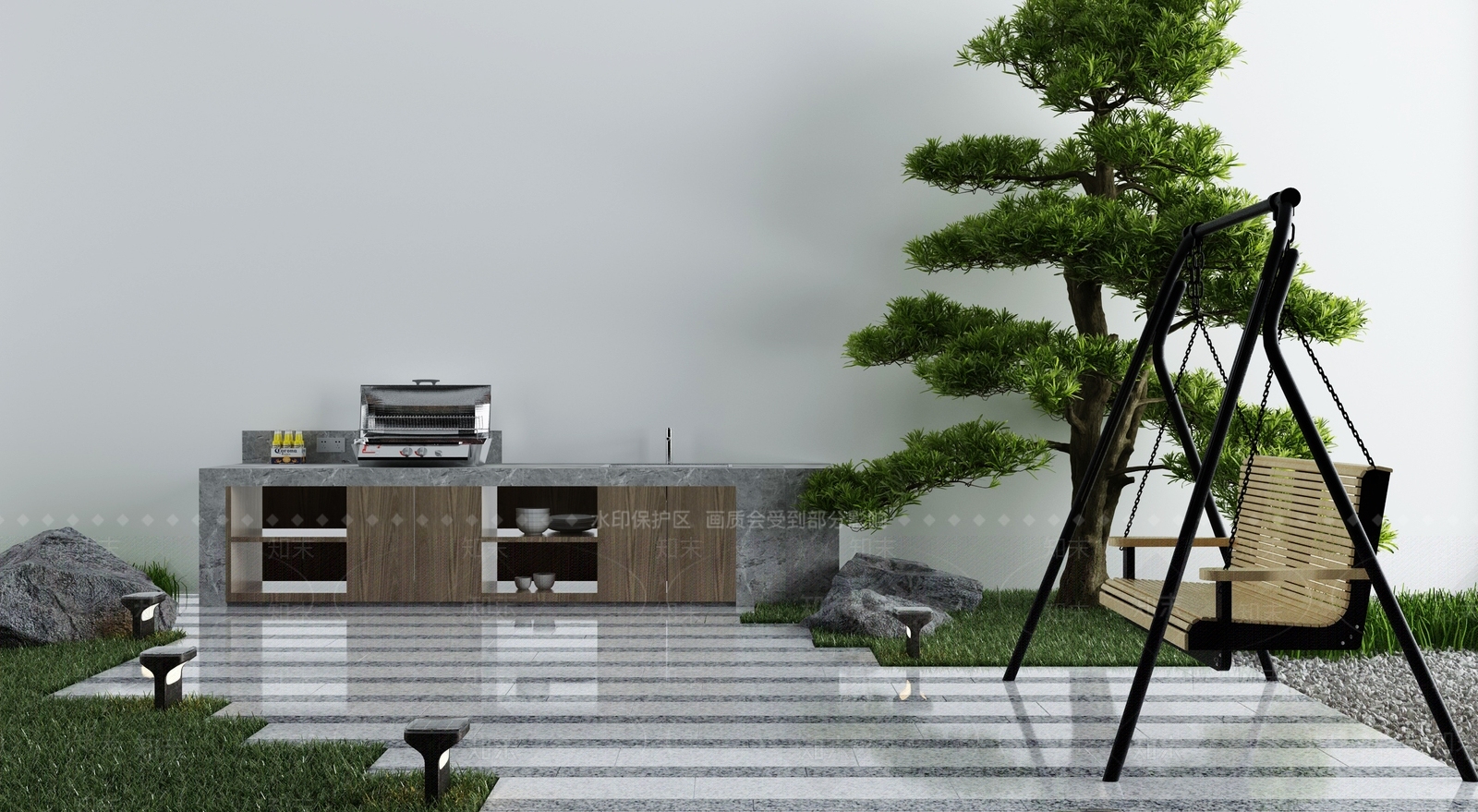 户外灶台3D模型下载【ID:1129995486】