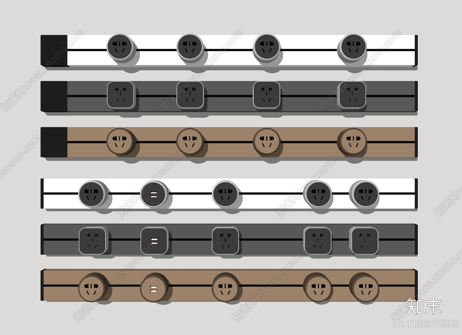 现代插座SU模型下载【ID:1130010032】