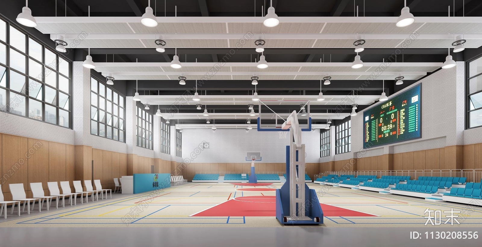 篮球体育训练场方案文本效果图施工图下载【ID:1130208556】