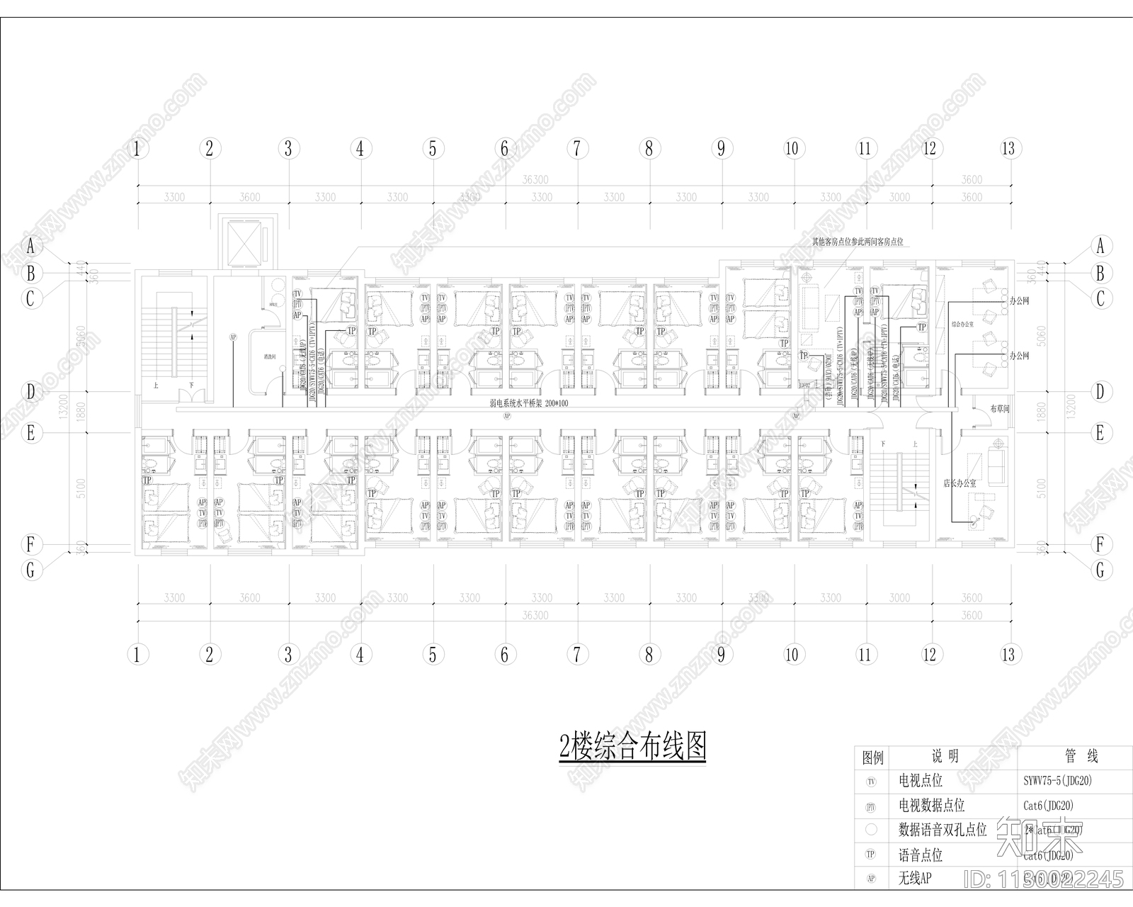 柏曼酒店物料清单施工造价效果图cad施工图下载【ID:1130022245】