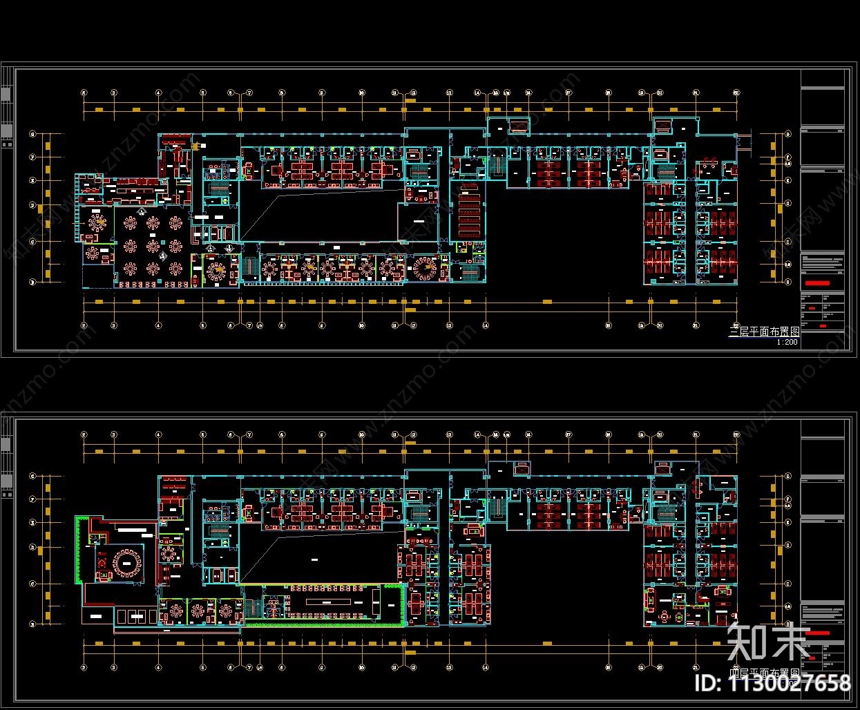 福利院cad施工图下载【ID:1130027658】