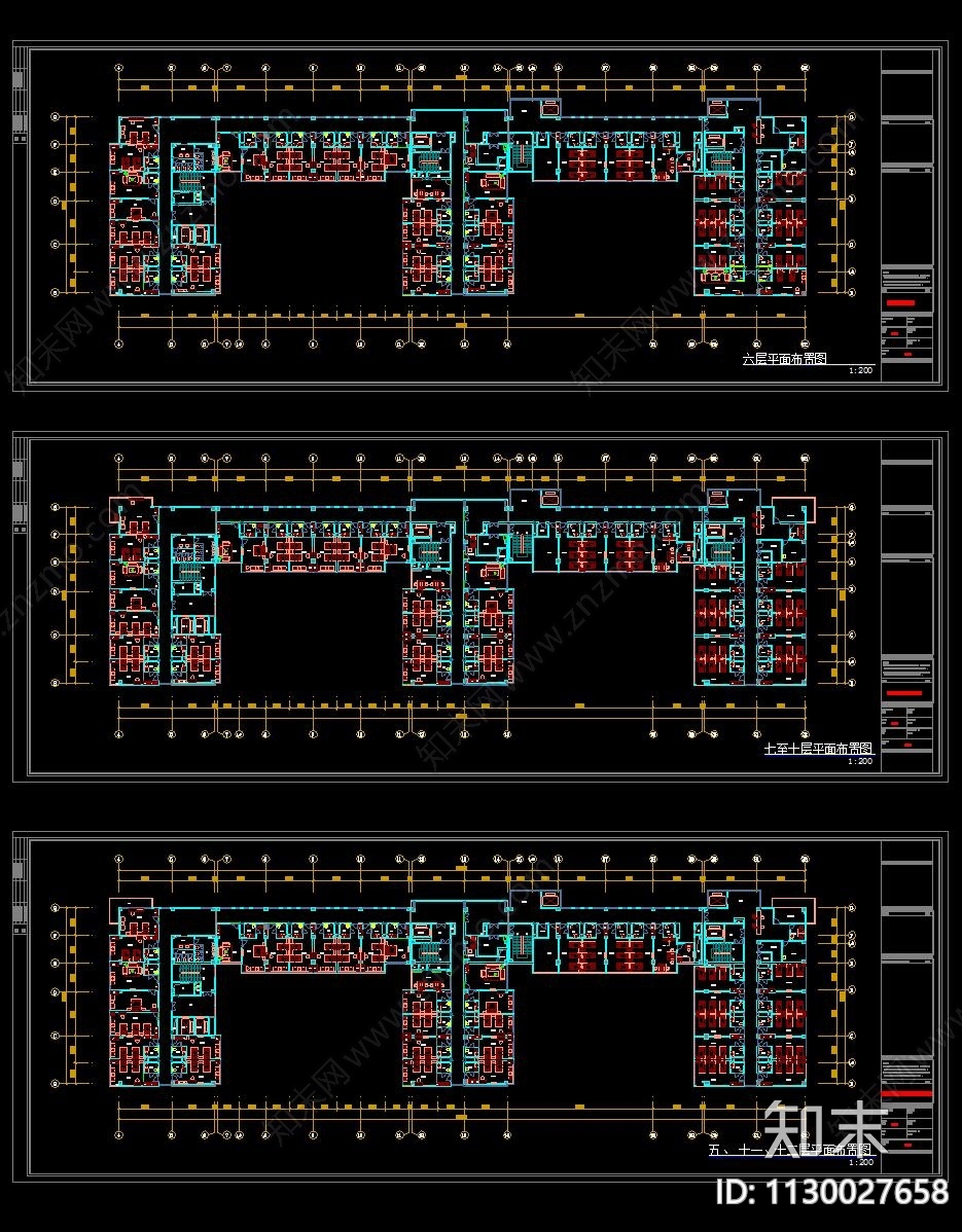 福利院cad施工图下载【ID:1130027658】