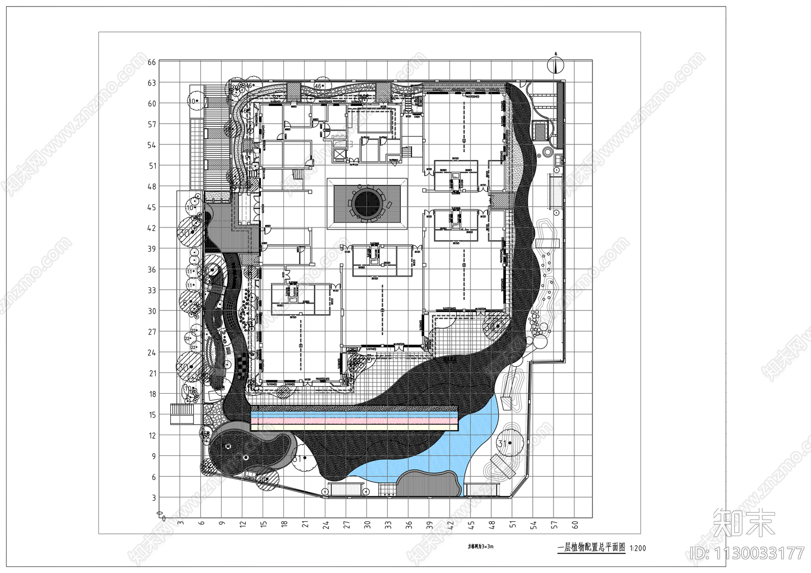 李子湖幼儿园建筑cad施工图下载【ID:1130033177】