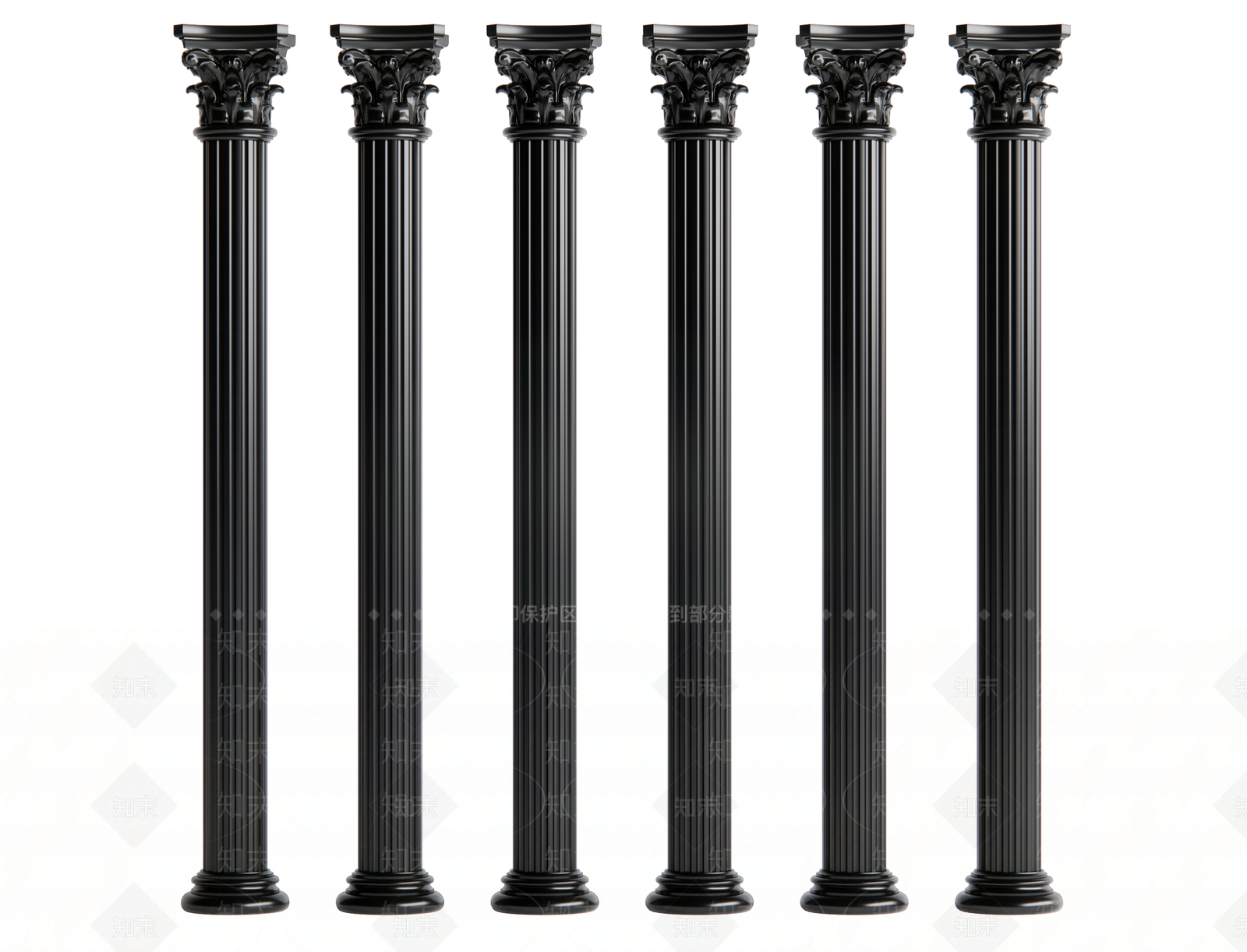 欧式罗马柱SU模型下载【ID:1130060561】