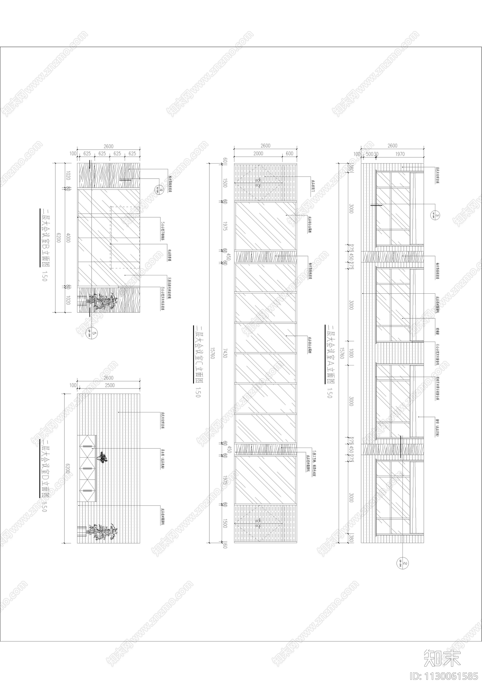 必远实业办公楼室内cad施工图下载【ID:1130061585】