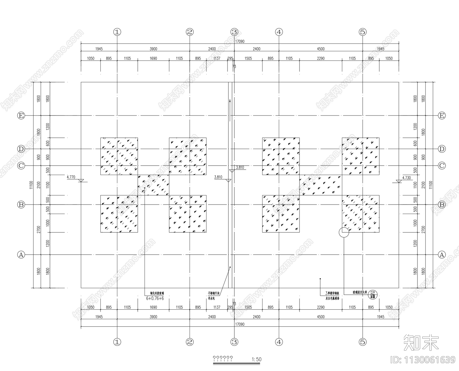 驿站厕所公共建筑详图cad施工图下载【ID:1130061639】