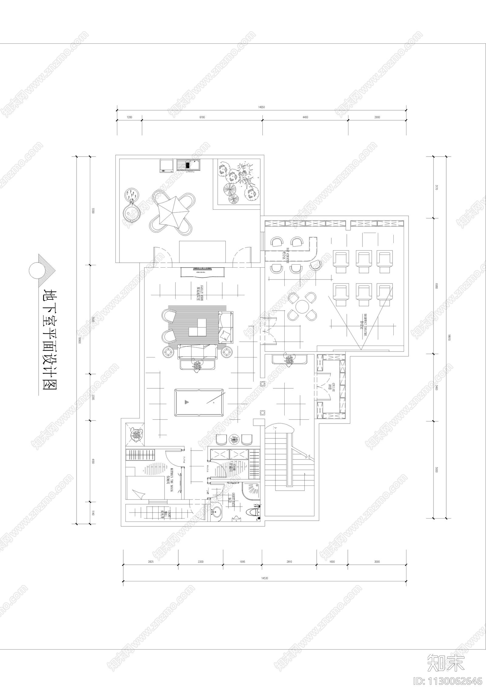 嘉兴普罗旺斯别墅室内施工图cad施工图下载【ID:1130062646】