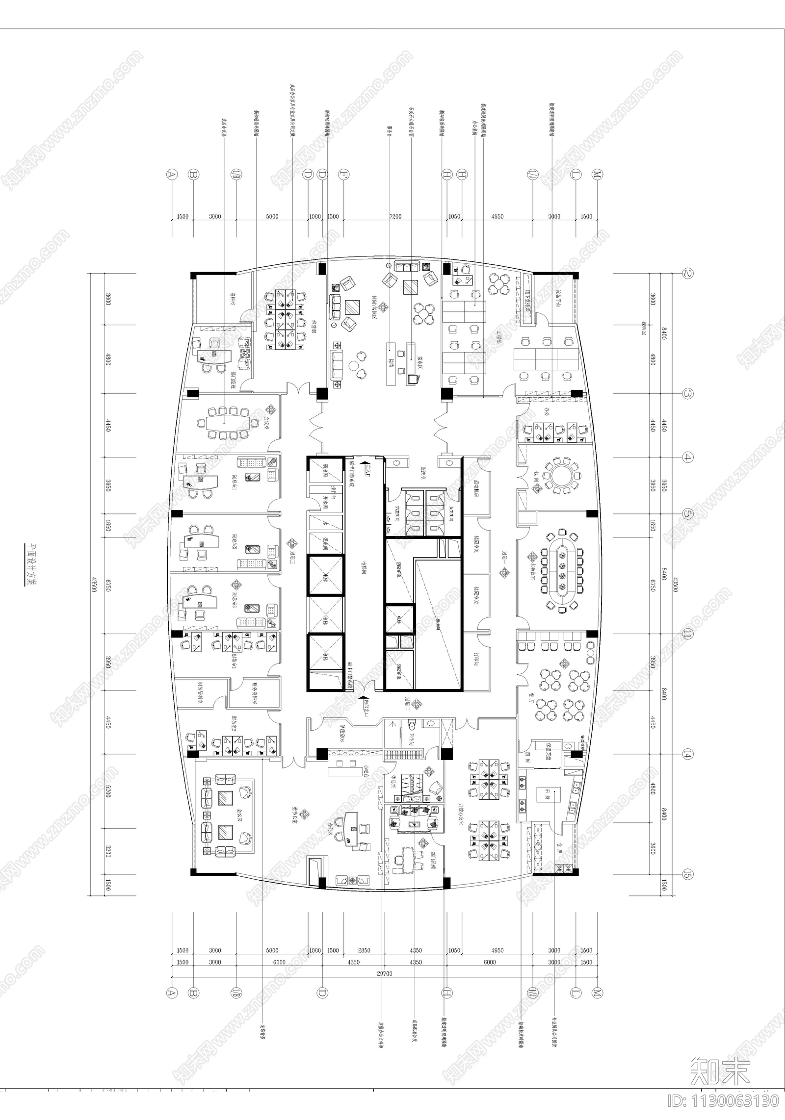 嘉兴平湖建工大厦cad施工图下载【ID:1130063130】