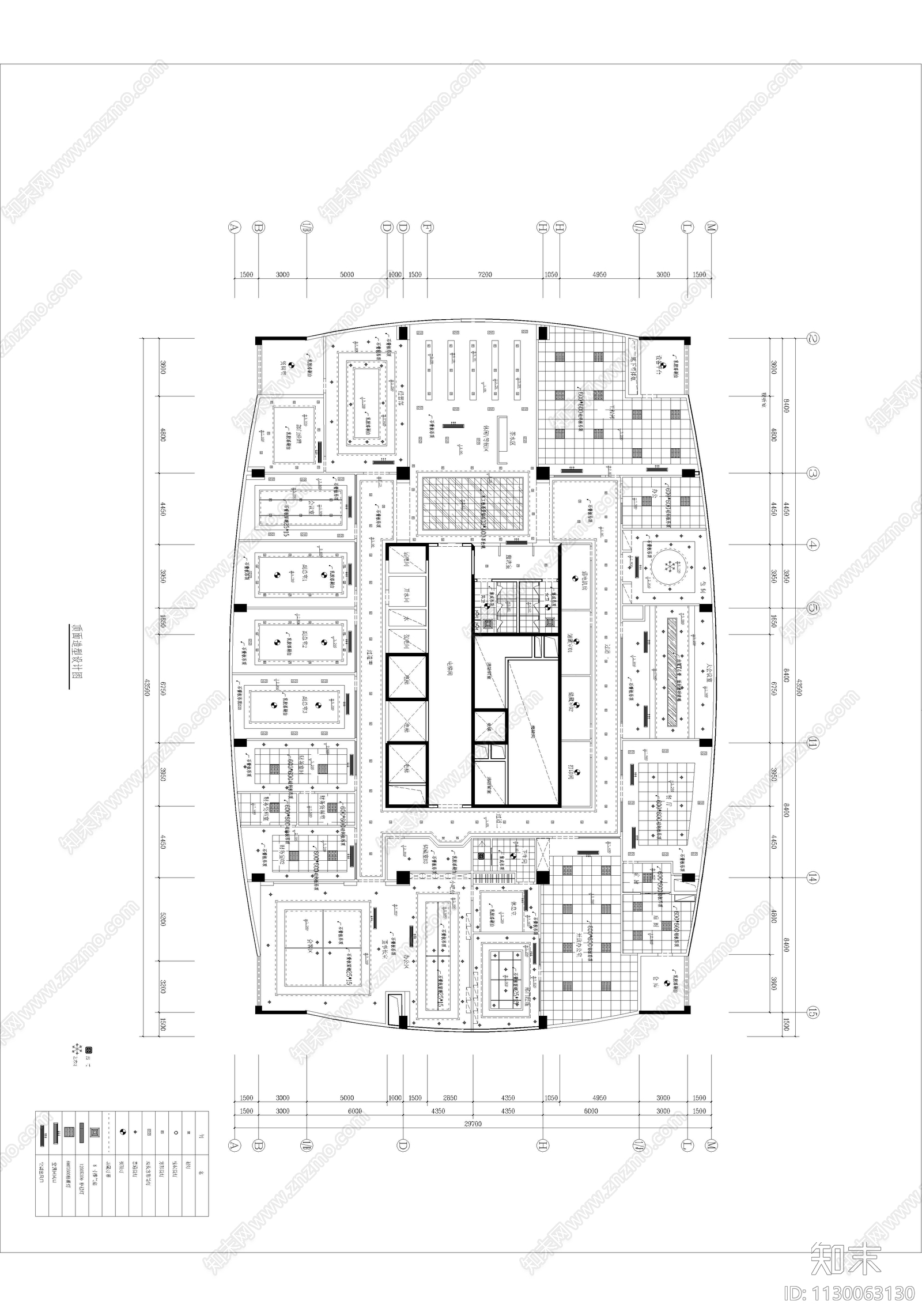 嘉兴平湖建工大厦cad施工图下载【ID:1130063130】