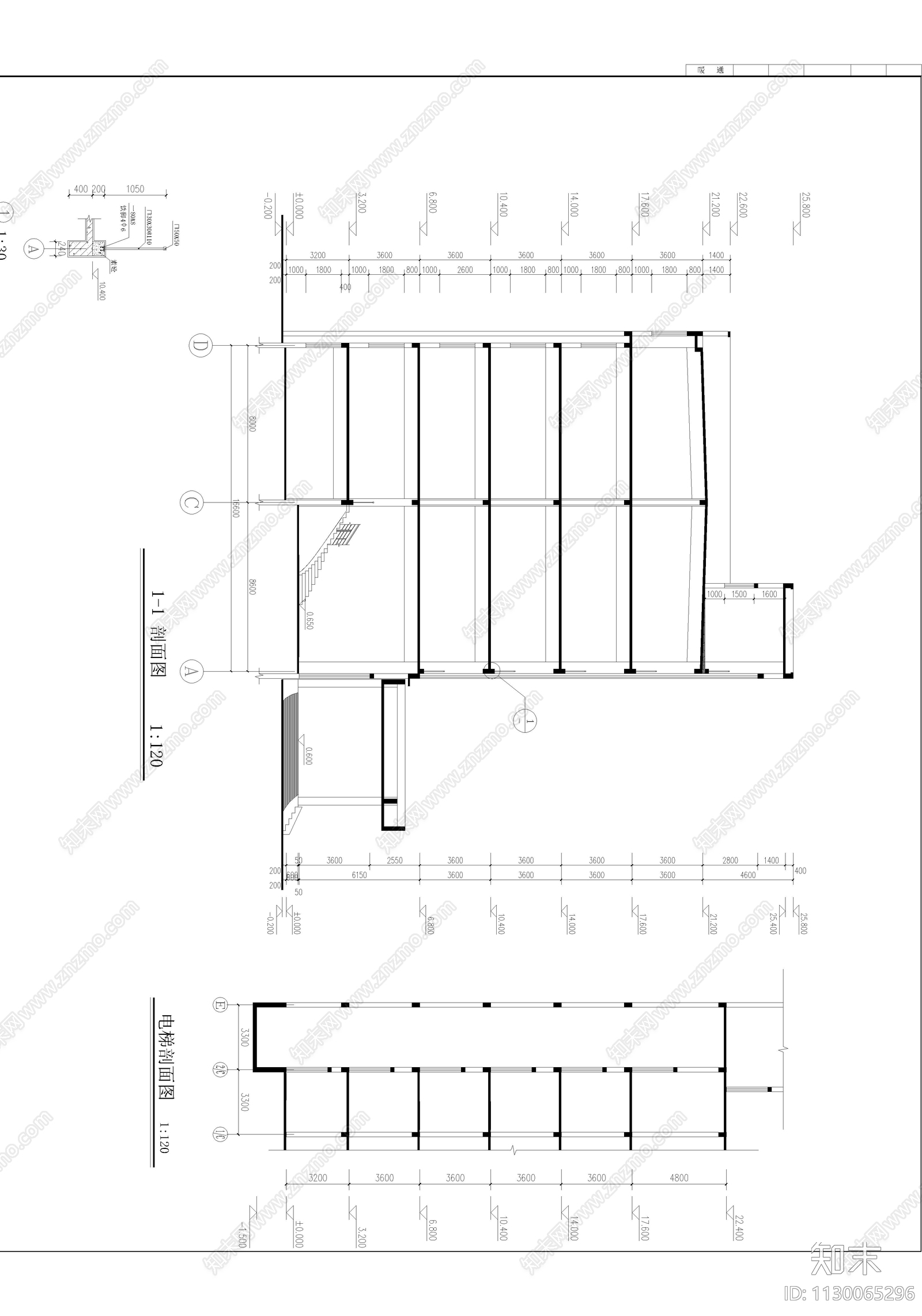 五金冲压车间建筑施工图下载【ID:1130065296】