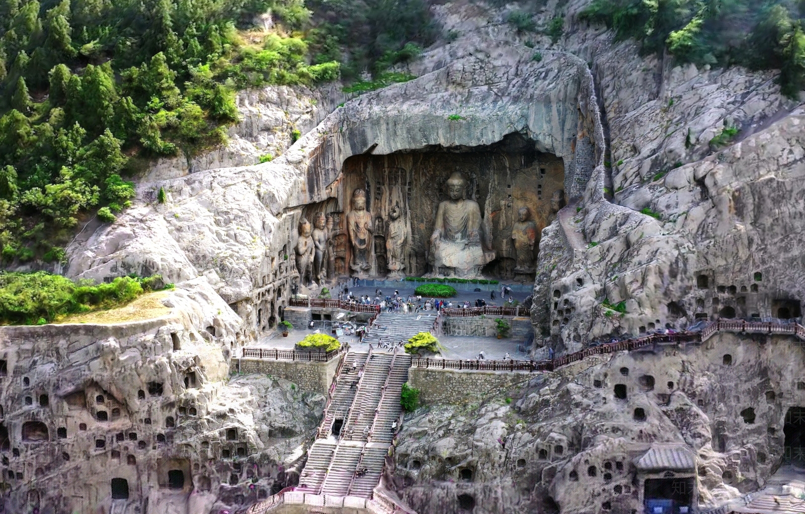 中式龙门石窟3D模型下载【ID:1130070907】