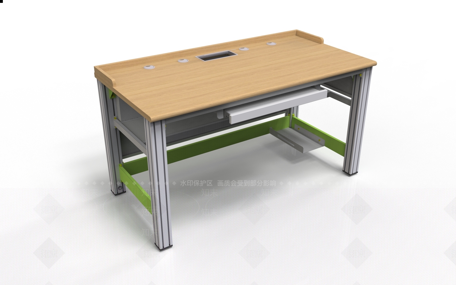 现代试验桌SU模型下载【ID:1130098965】