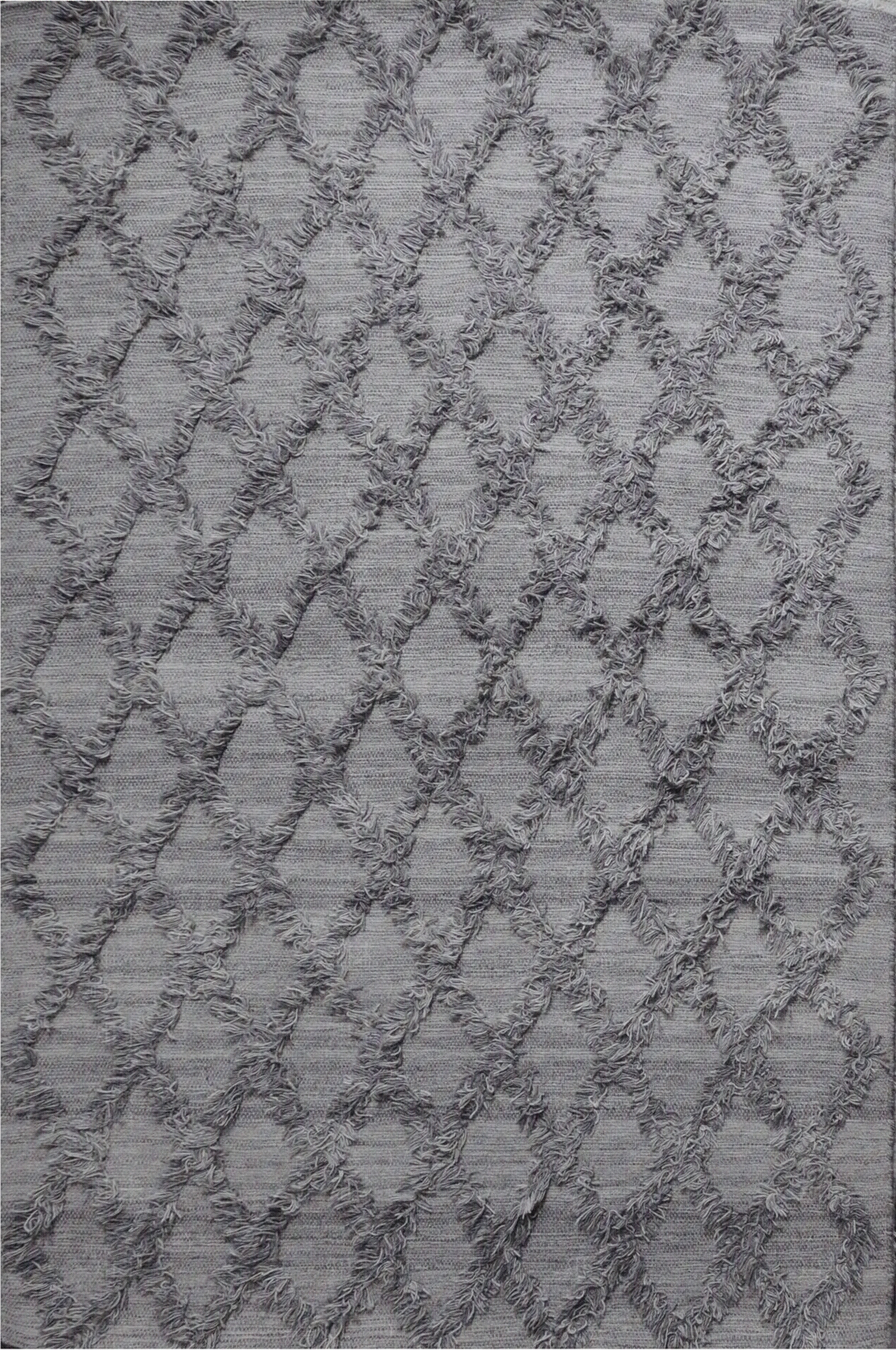 现代灰色菱形纹样棉毛地毯贴图下载【ID:1130127254】