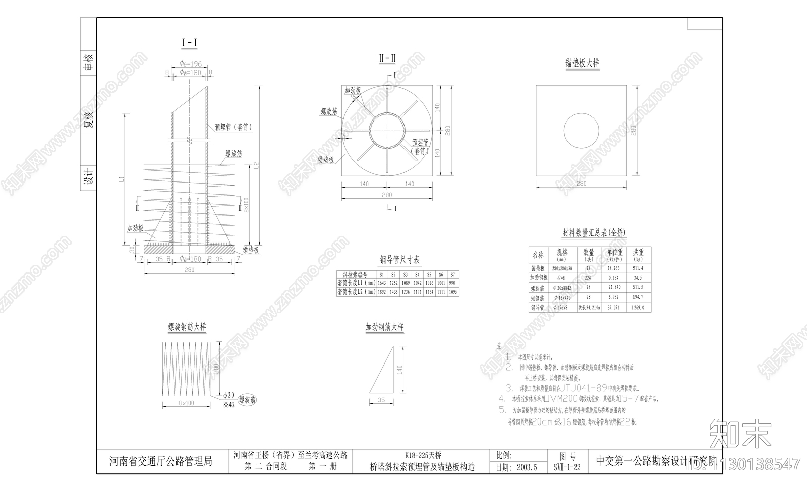 一百套大桥cad施工图下载【ID:1130138547】