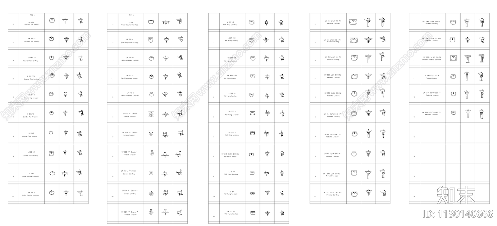 卫生间构件施工图下载【ID:1130140666】