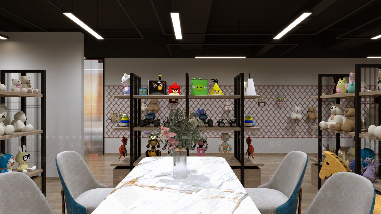 现代玩具礼品店3D模型下载【ID:1130146922】