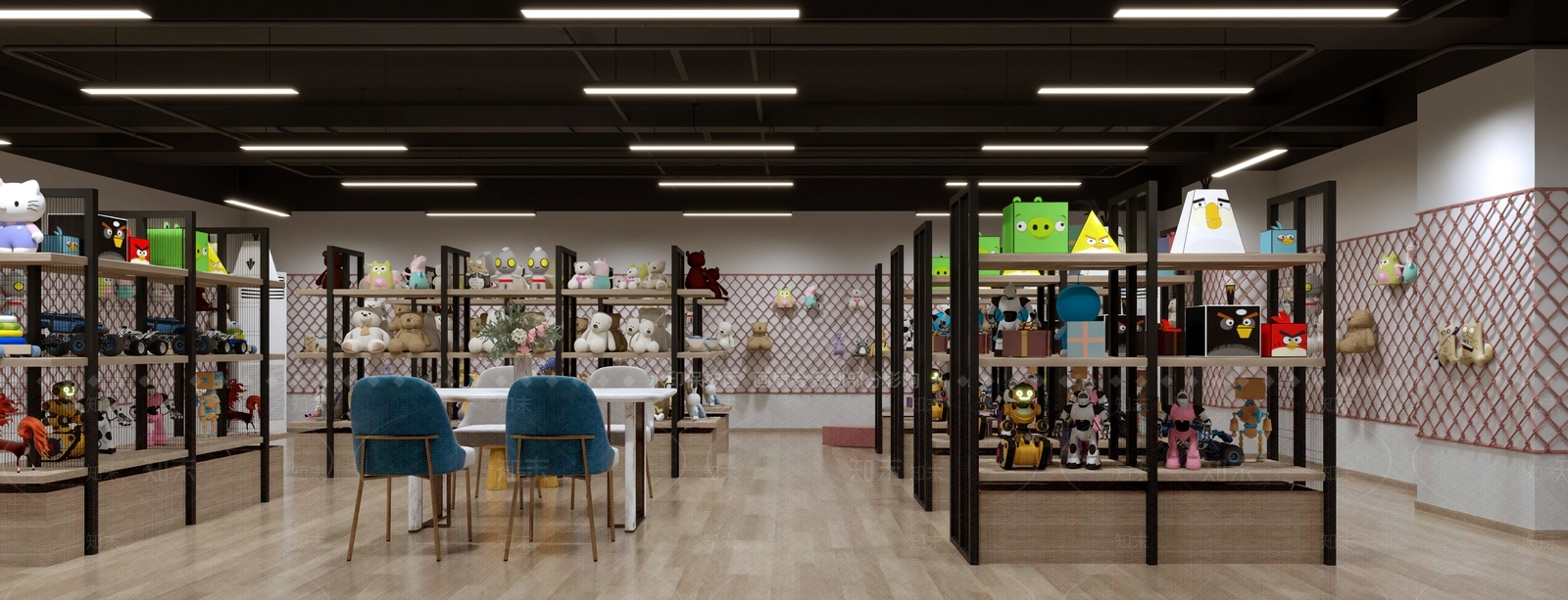 现代玩具礼品店3D模型下载【ID:1130146922】