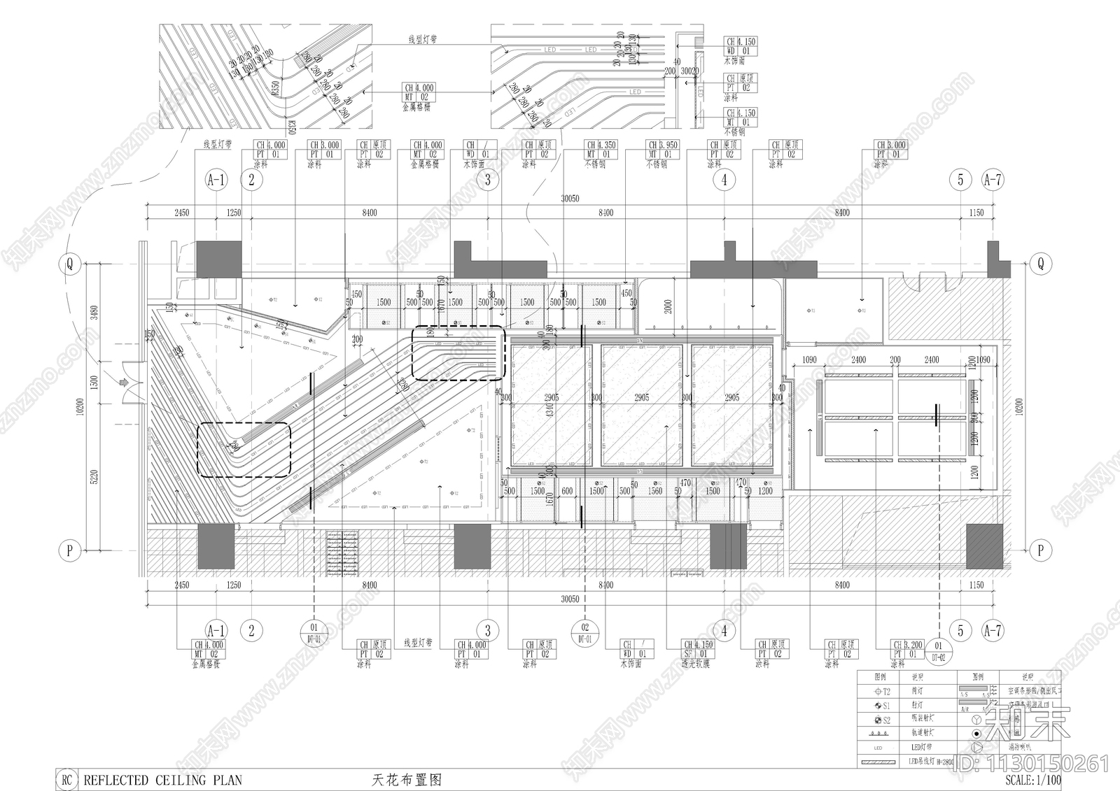 深圳某科技展厅展馆cad施工图下载【ID:1130150261】