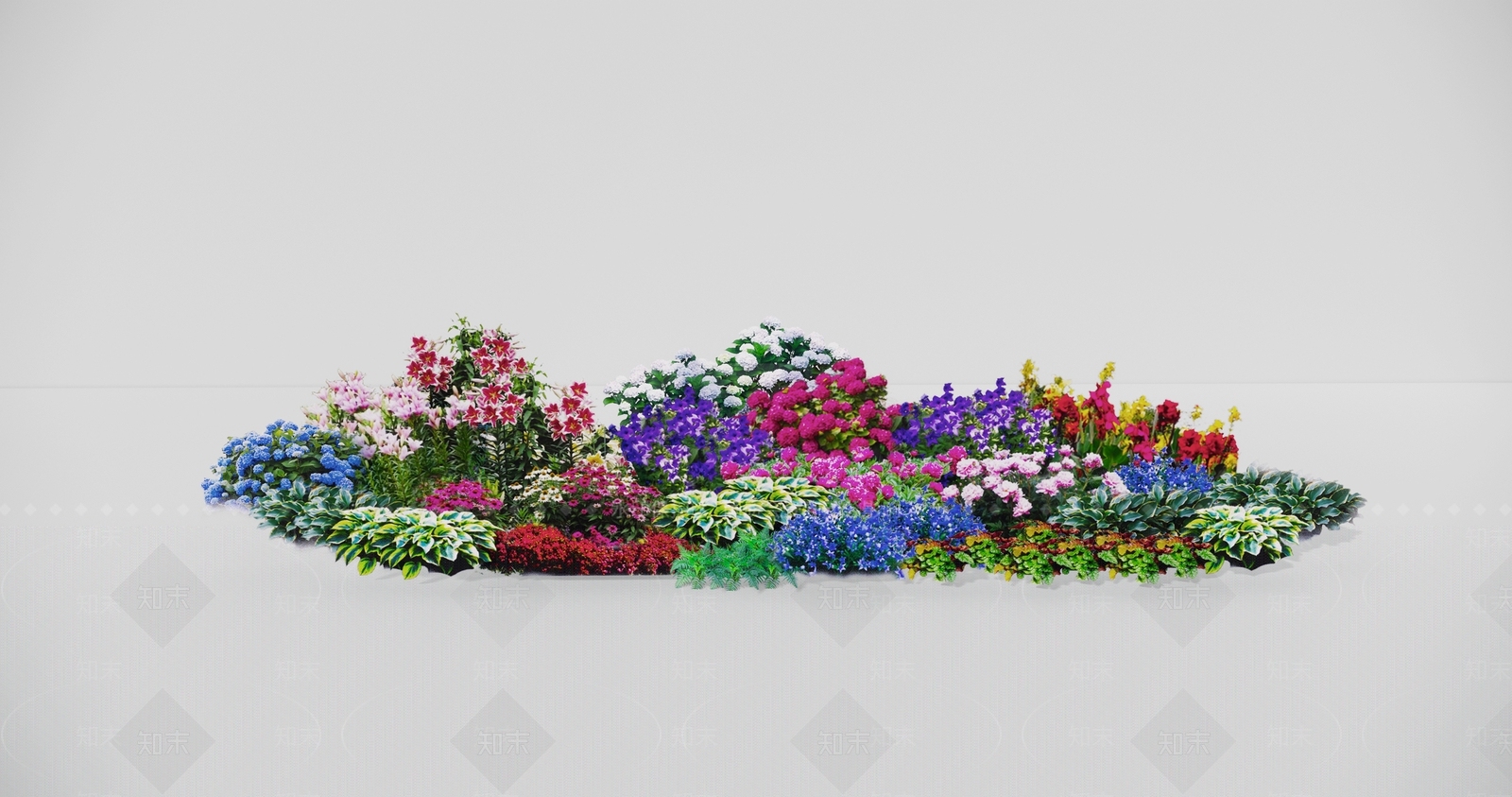 花草SU模型草图
