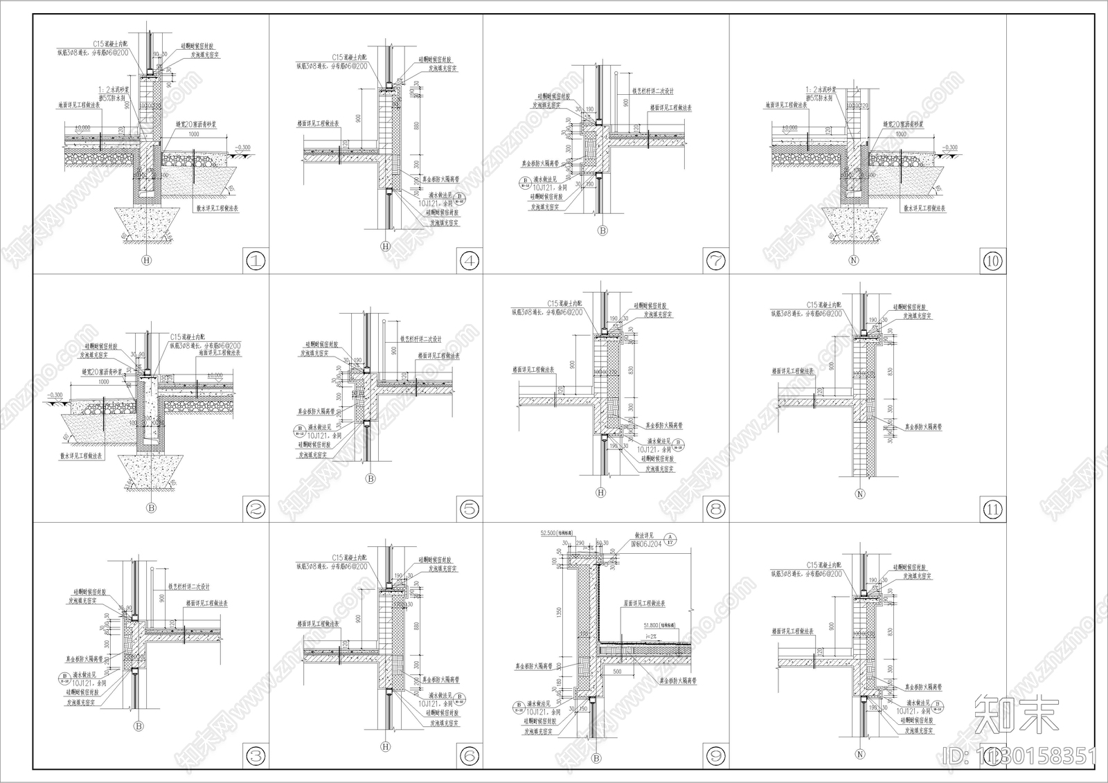 桦南住宅建筑cad施工图下载【ID:1130158351】