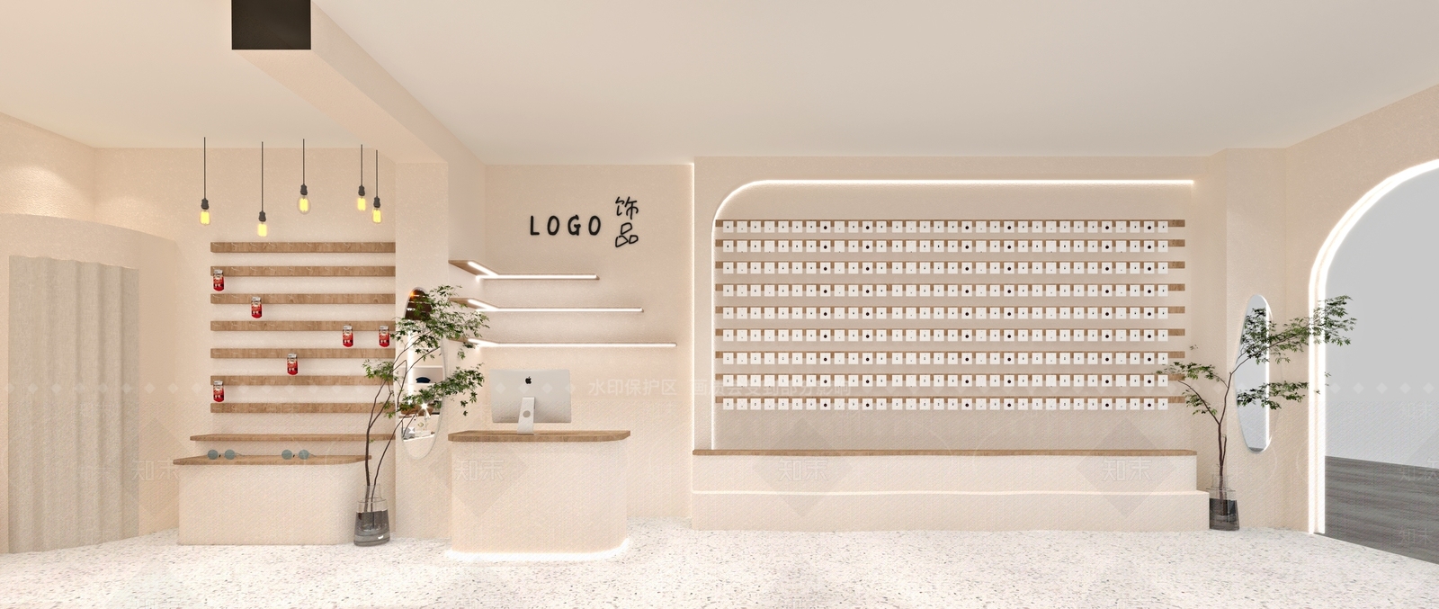 现代饰品店3D模型下载【ID:1130161150】