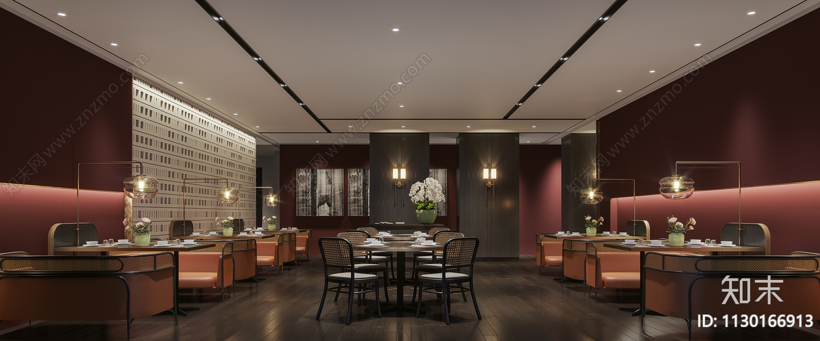 武汉格物设计陕西知名鸽子餐厅施工图下载【ID:1130166913】