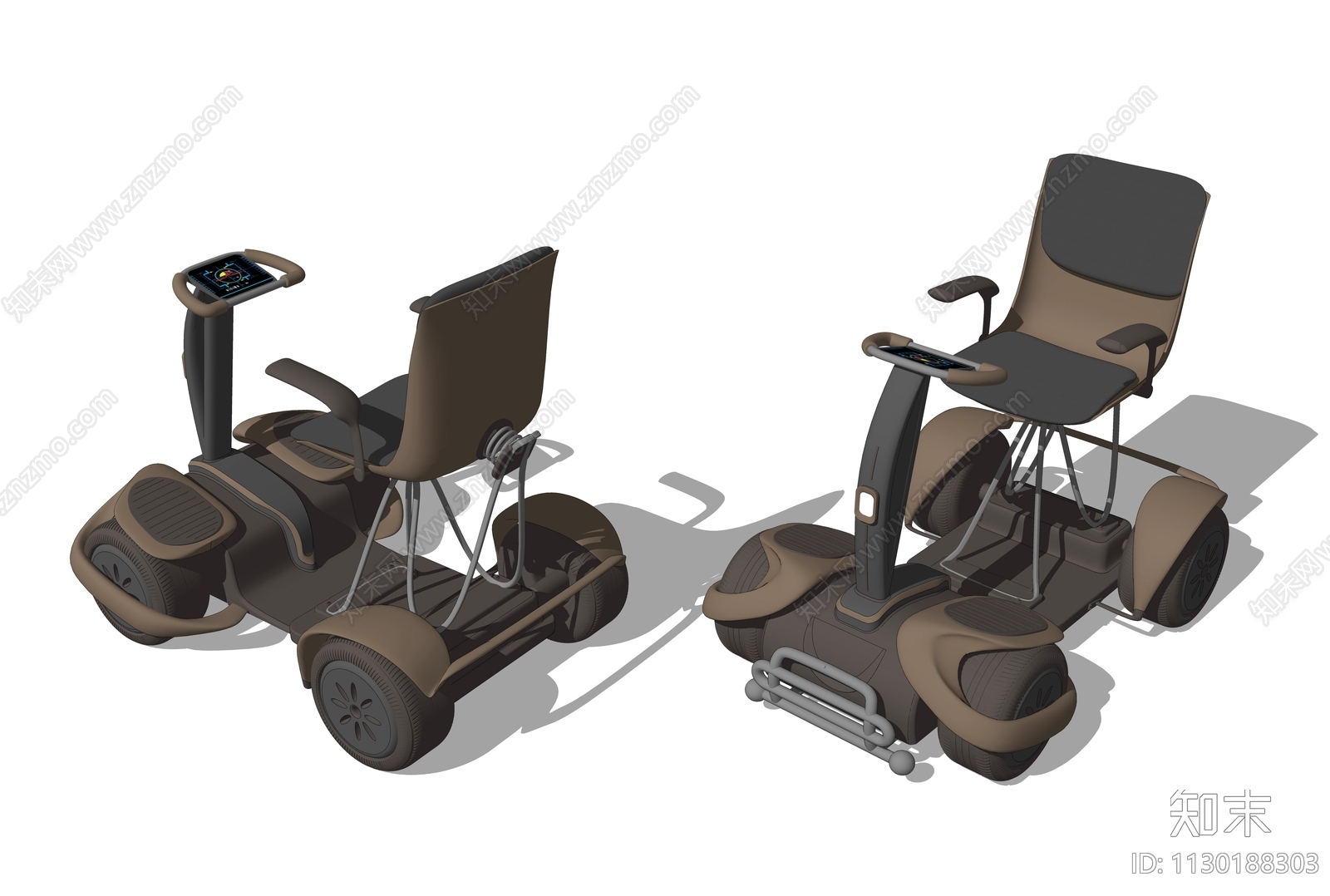 老年人代步车电动轮椅车SU模型下载【ID:1130188303】