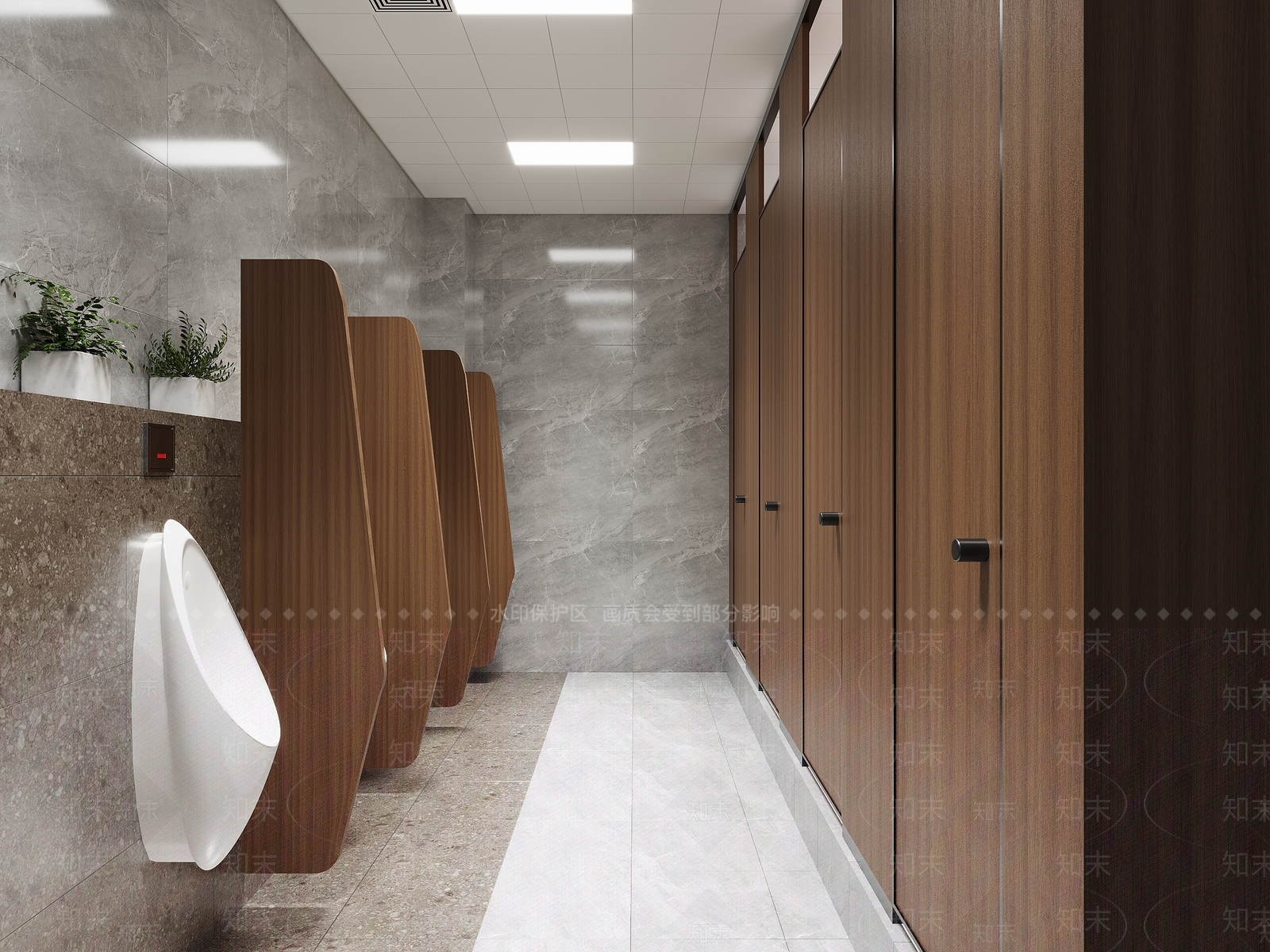 现代公共卫生间3D模型下载【ID:1130189162】