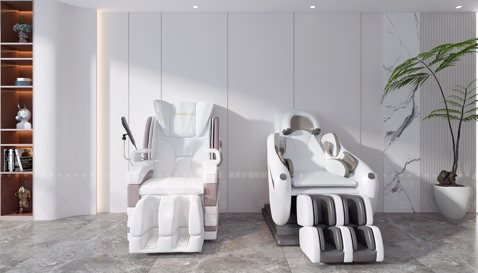 现代按摩椅3D模型下载【ID:1130231974】
