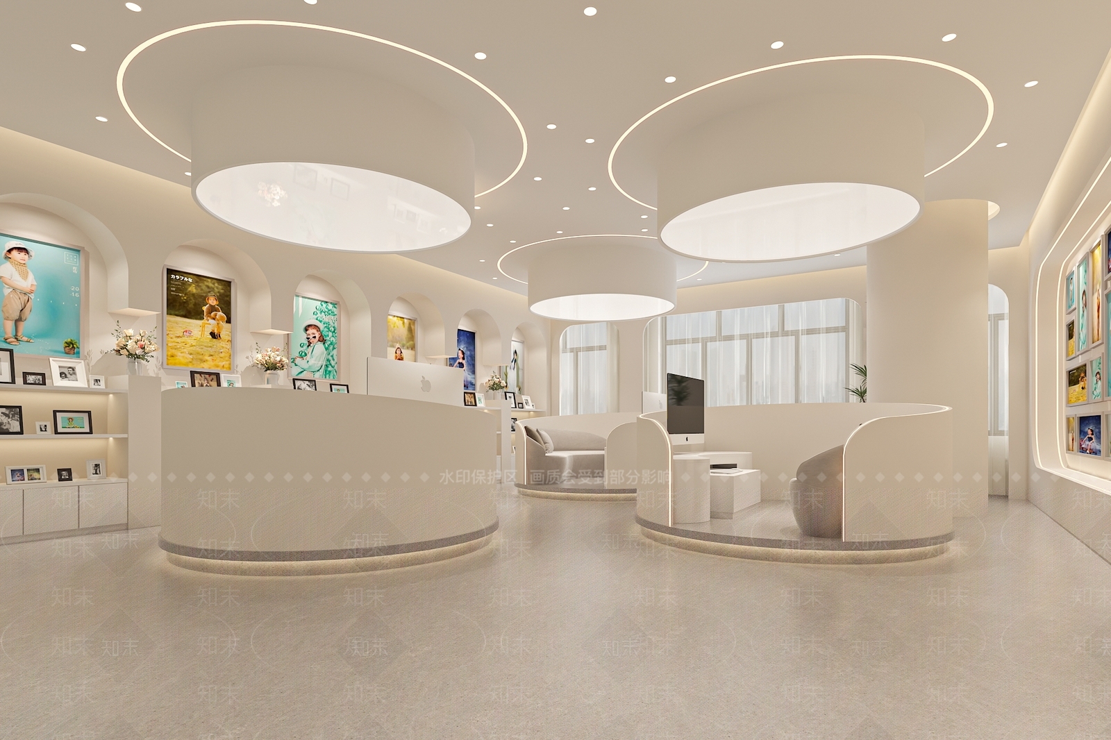 现代儿童摄影店3D模型下载【ID:1130237167】