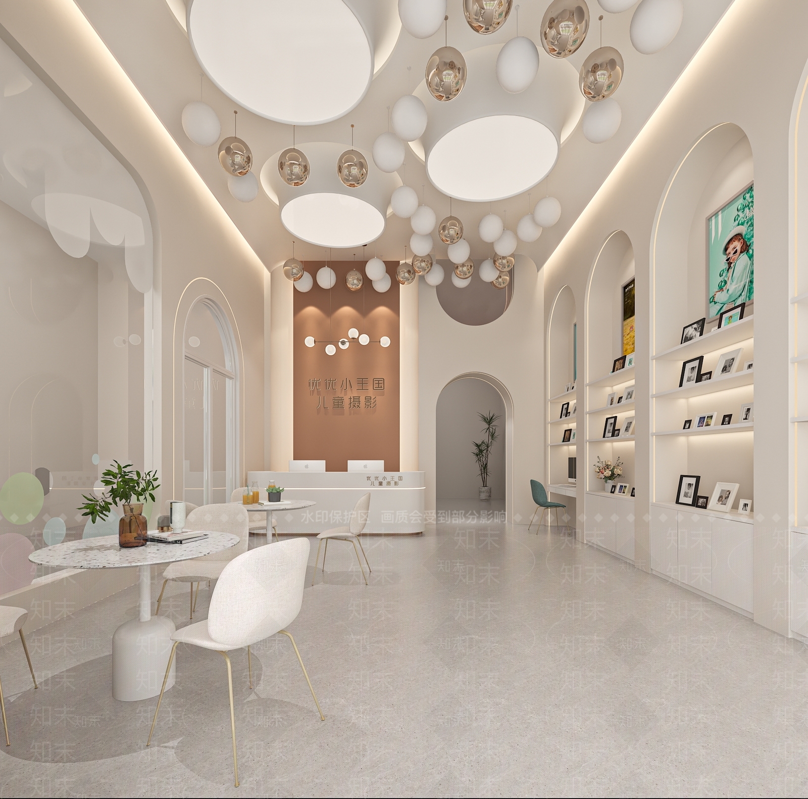 现代儿童摄影店3D模型下载【ID:1130237281】