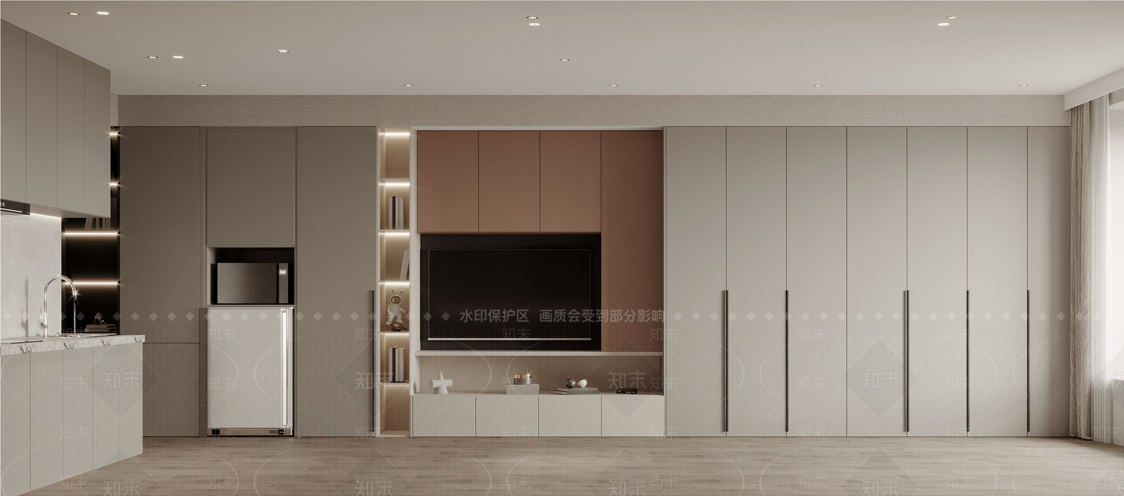 现代公寓3D模型下载【ID:1130245621】