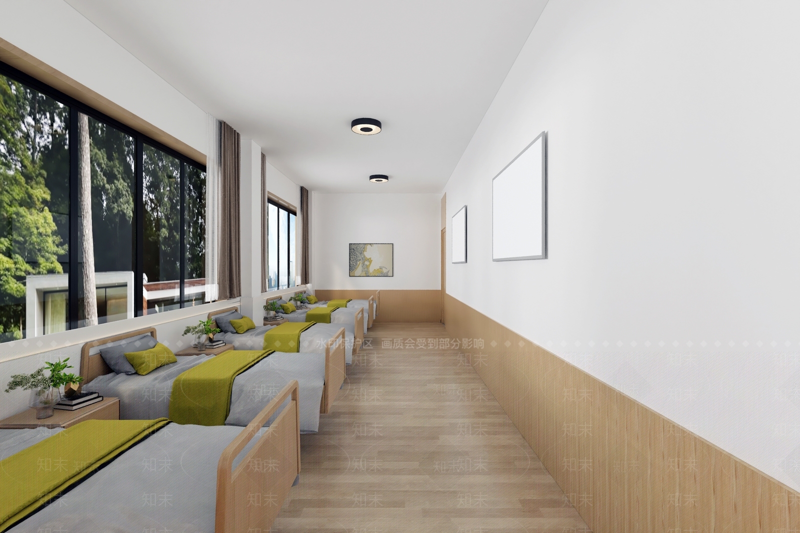 现代康复中心老年活动中心3D模型下载【ID:1130253493】