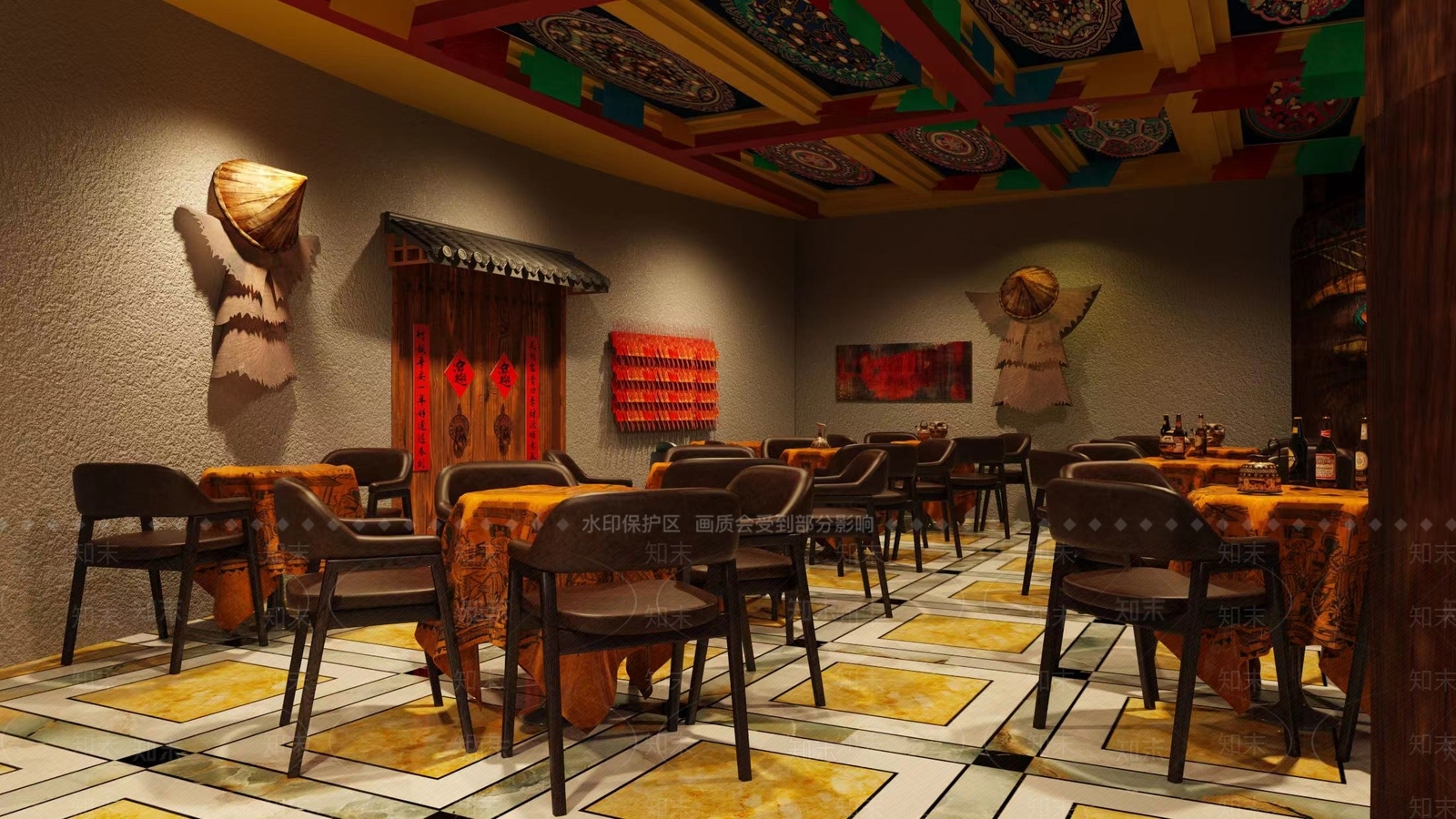 现代民谣酒吧3D模型下载【ID:1130259424】