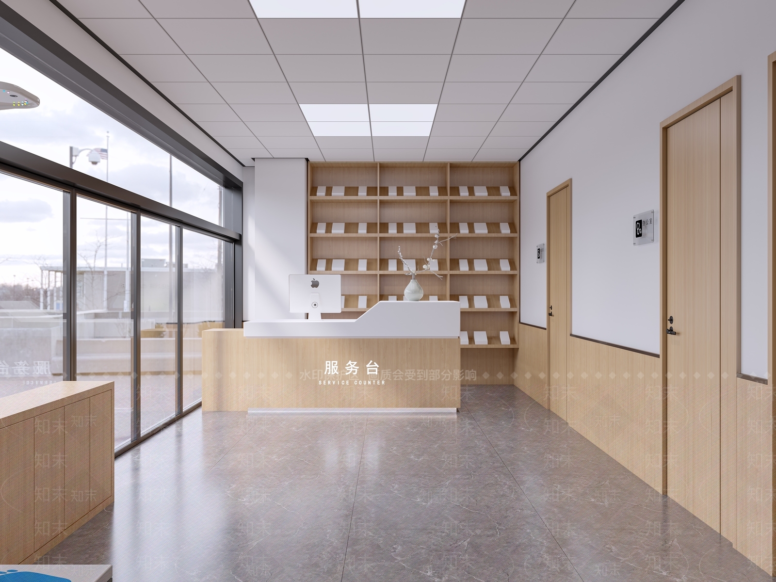 现代诊所3D模型下载【ID:1130260702】