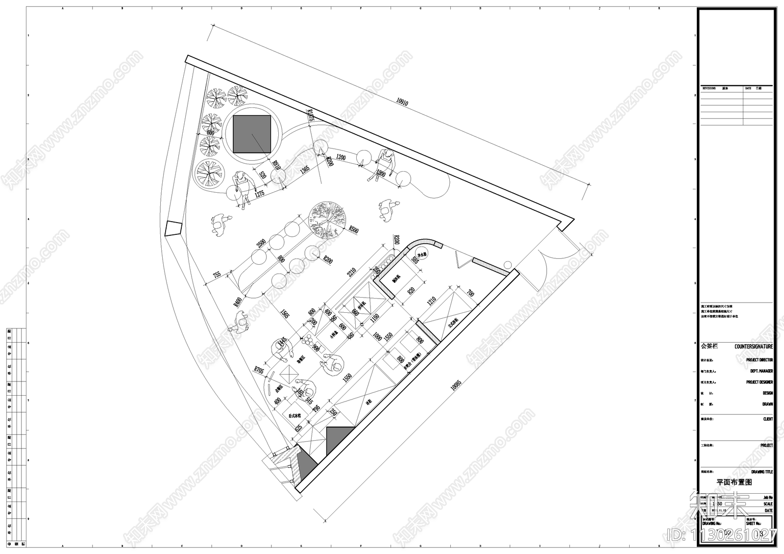 豪叔椰冰cad施工图下载【ID:1130261027】