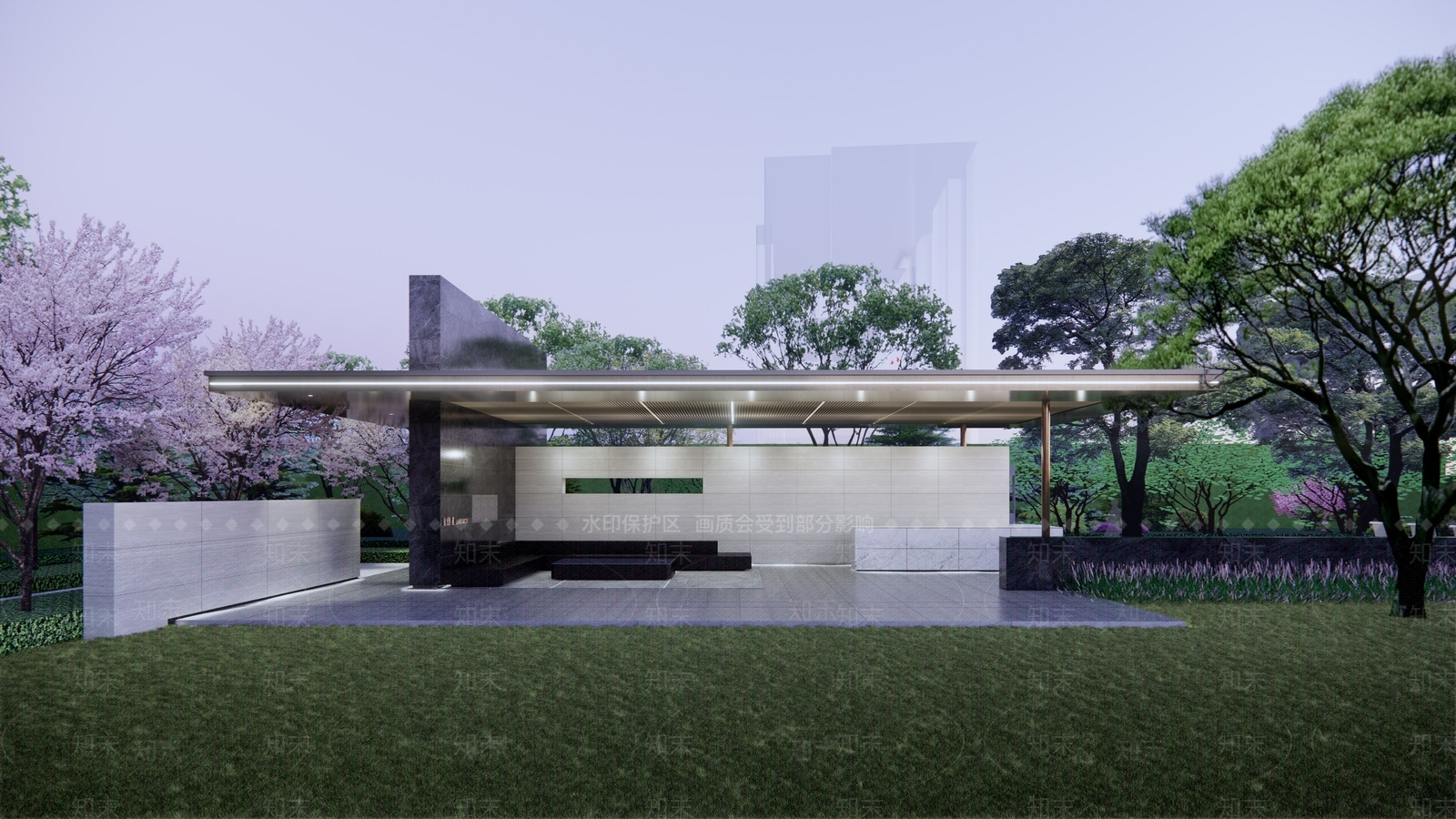 现代风格户外会客厅SU模型下载【ID:1130261928】