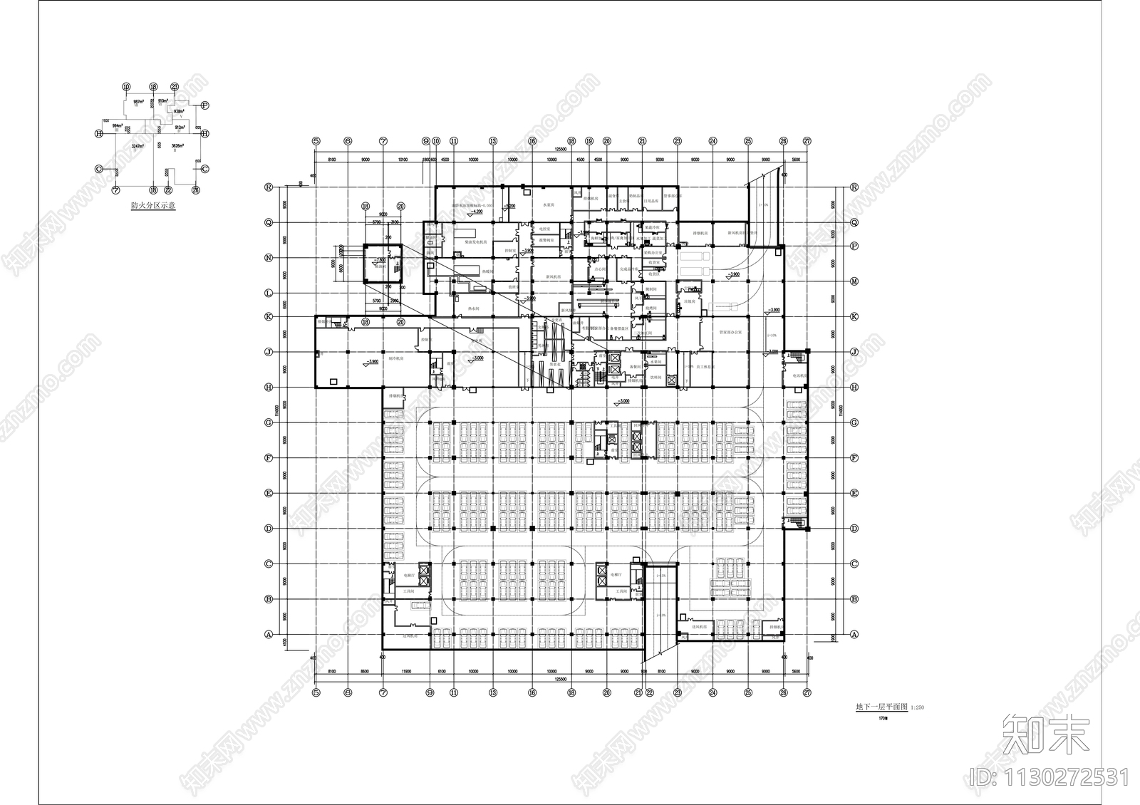 国际会议中心建筑设计施工图下载【ID:1130272531】