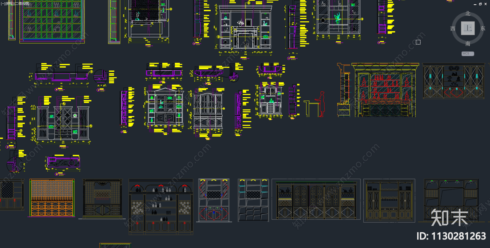 最新柜类大全cad施工图下载【ID:1130281263】
