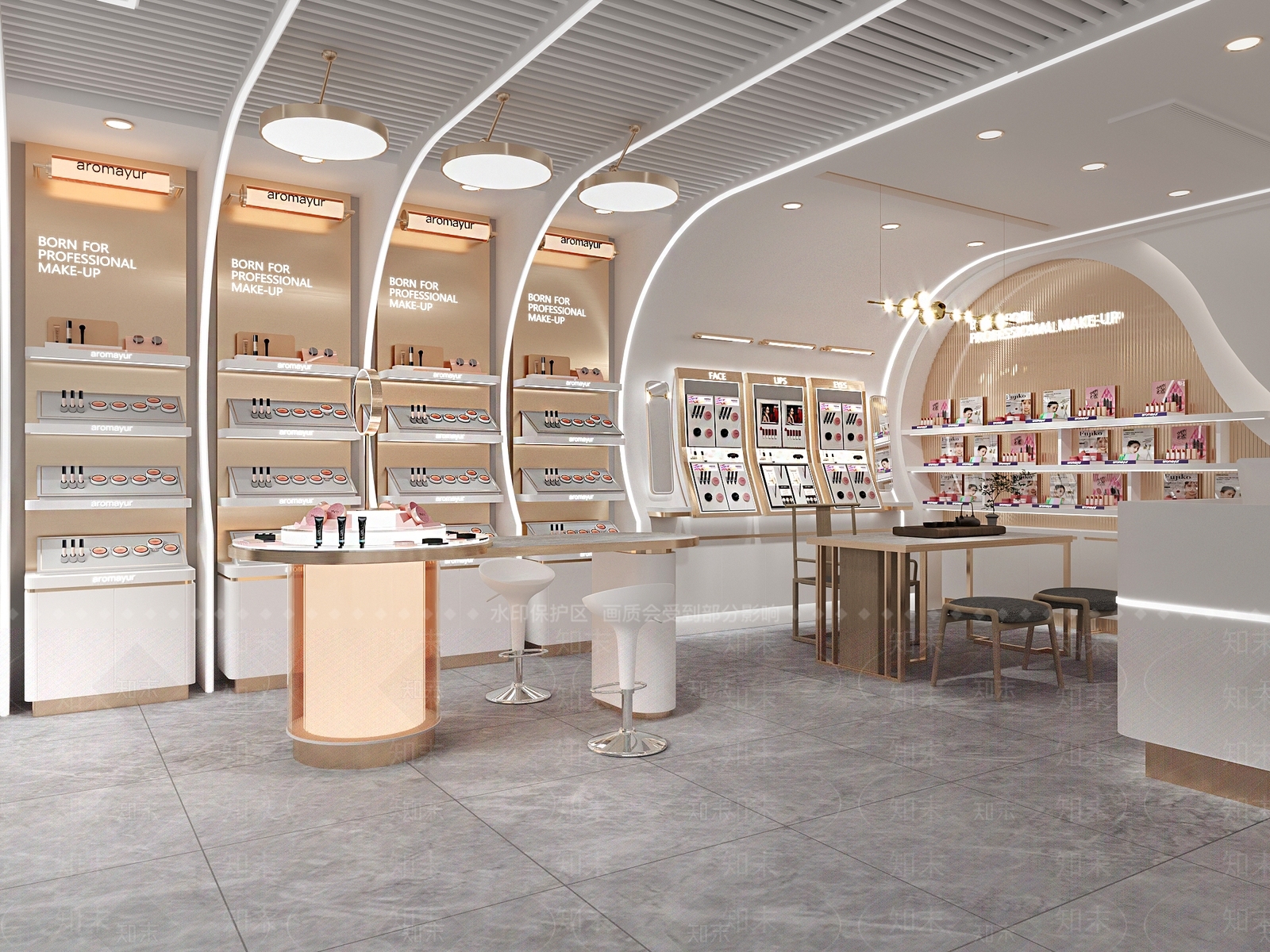 现代化妆品店SU模型下载【ID:1130284708】